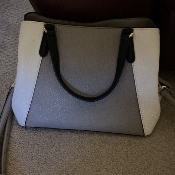 Kate Spade Black, White, and Gray Satchel